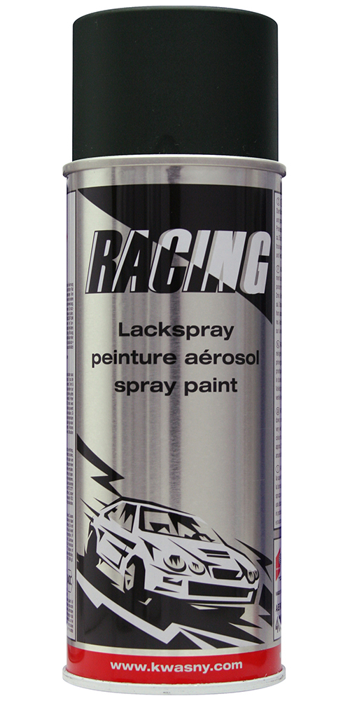 Racing Paint Sprays  Matt Black