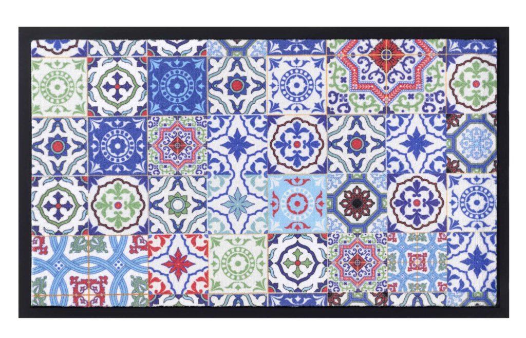 Image Doormat - Portuguese Tiles 45cm x 75cm